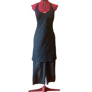 Tristan Black Halter Jumpsuit